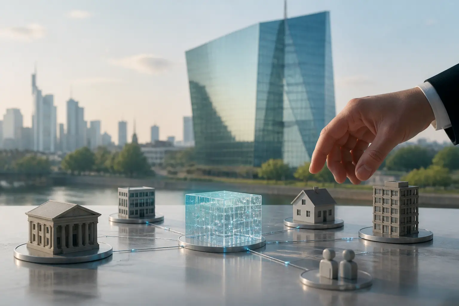 Secondary editorial visual for the article Isabel Schnabel’s on-chain vision: why central bank money could matter for finance