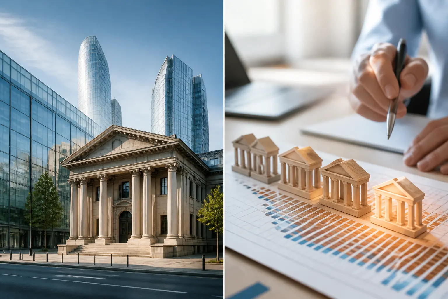 Doplnkový redakčný vizuál k článku Nový model skúša presnejšie odhadnúť, ktoré banky zasiahne úverový stres