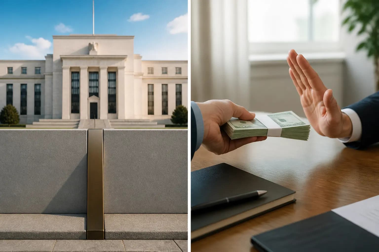 Doplnkový redakčný vizuál k článku Zákaz menového financovania chráni hranicu medzi centrálnou bankou a vládou