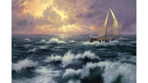 Thomas Kinkade: Obľúbený aj zatracovaný “Painter of Light” 4 Kinkade tlačil obrazy a suveníry v priemyselnom meradle a zaregistroval si značku „Painter of Light“ – Maliar svetla.