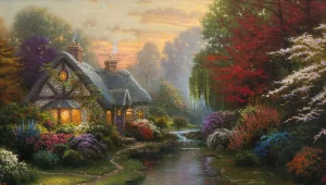Thomas Kinkade: Obľúbený aj zatracovaný “Painter of Light” 5 malovaný-obraz