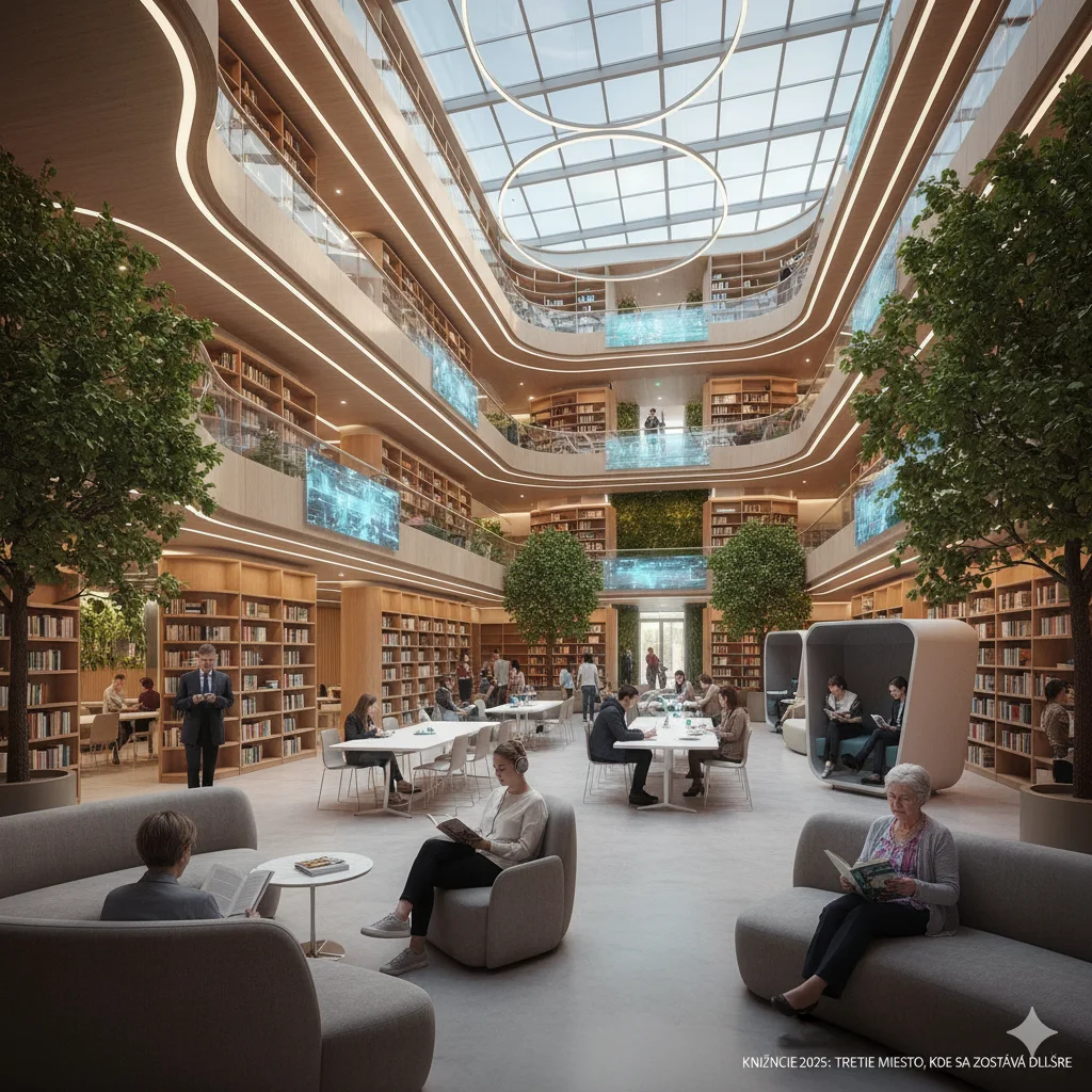Knižnice 2025: tretie miesto, kde sa zostáva dlhšie