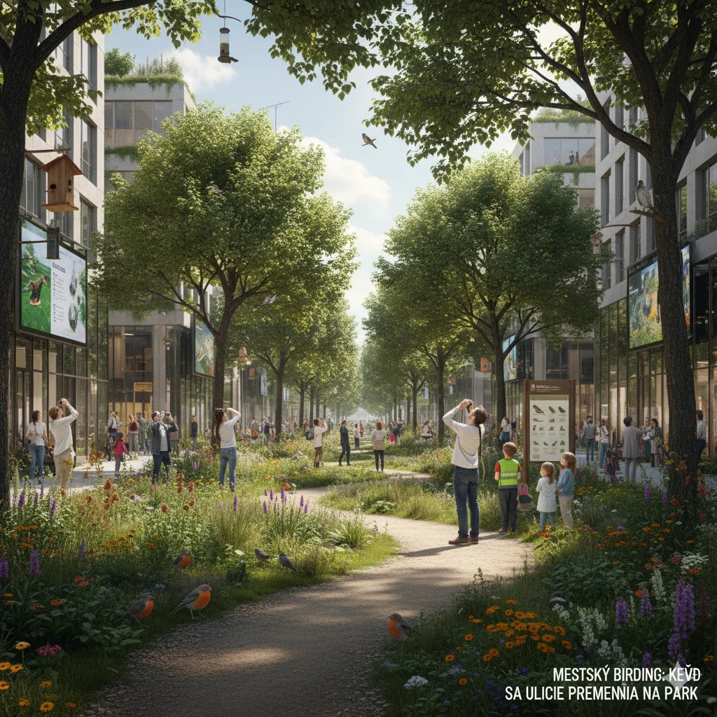 Mestský birding: keď sa ulice premenia na park