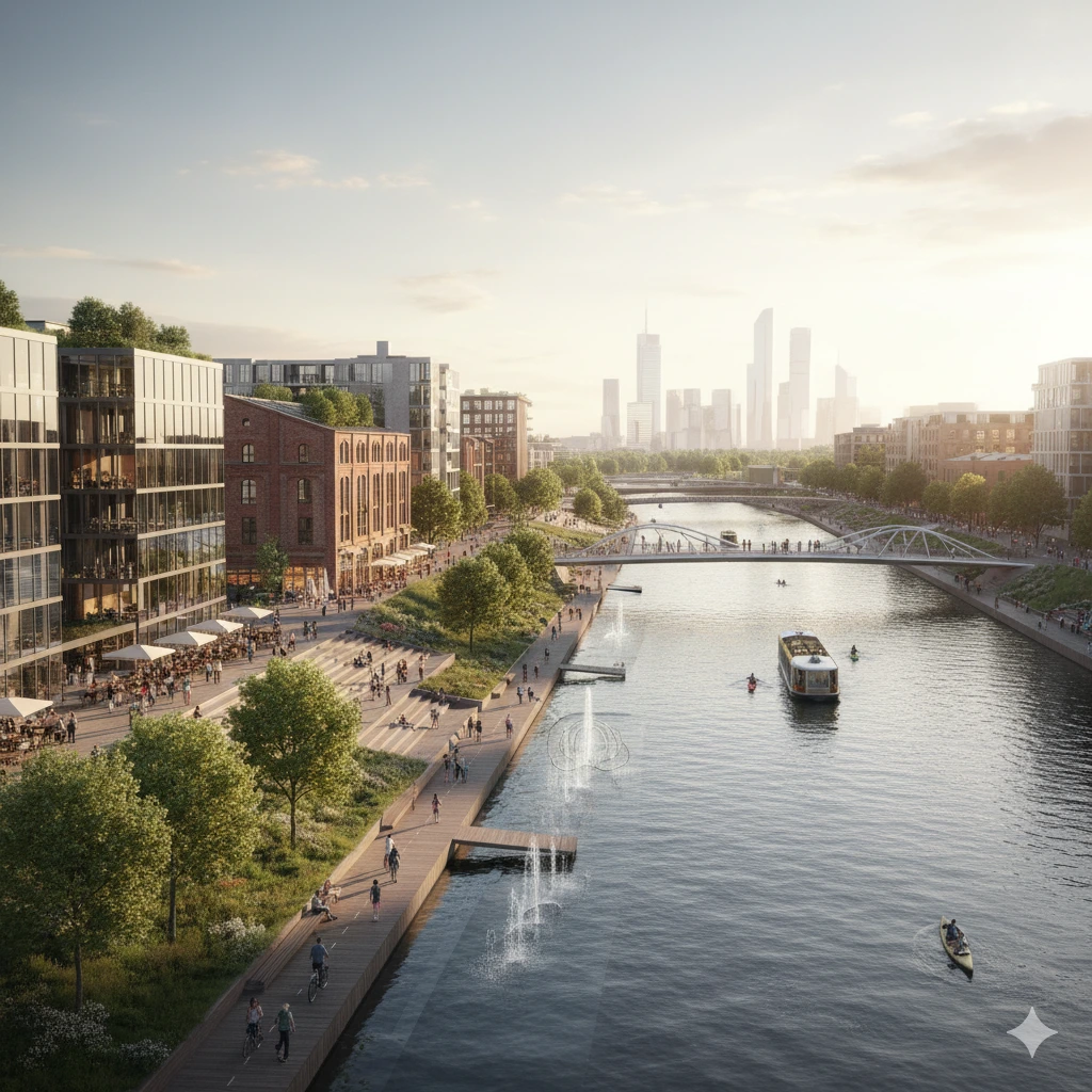 Mestské rieky: keď sa mesto otočí tvárou k vode