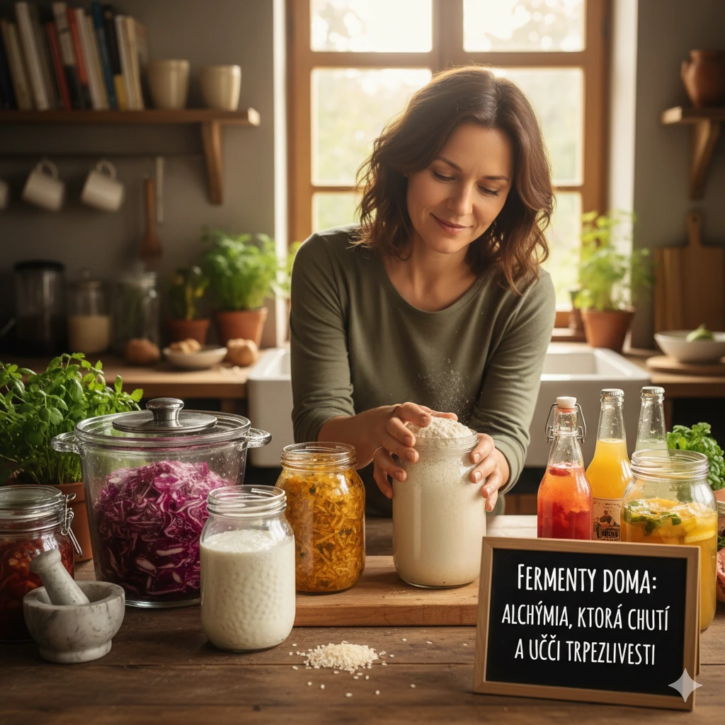 Fermenty doma: alchýmia, ktorá chutí a učí trpezlivosti